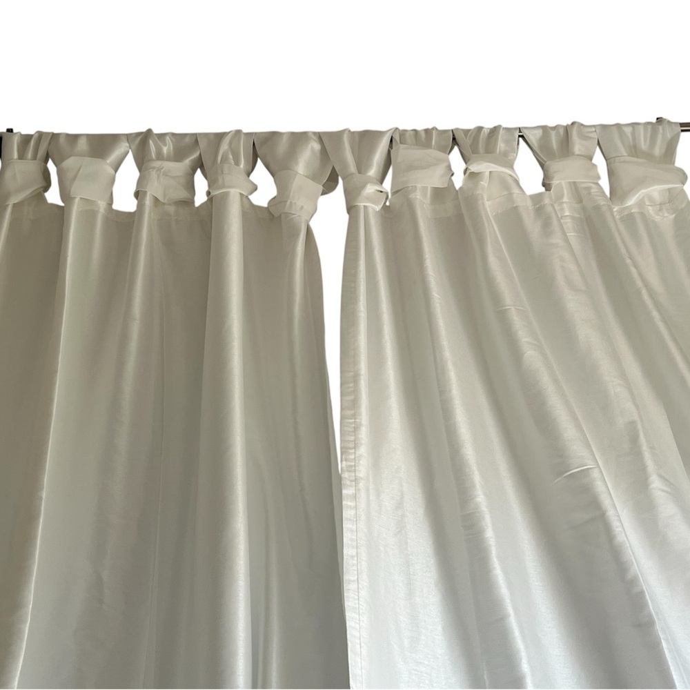 Elegant White Curtain Panel